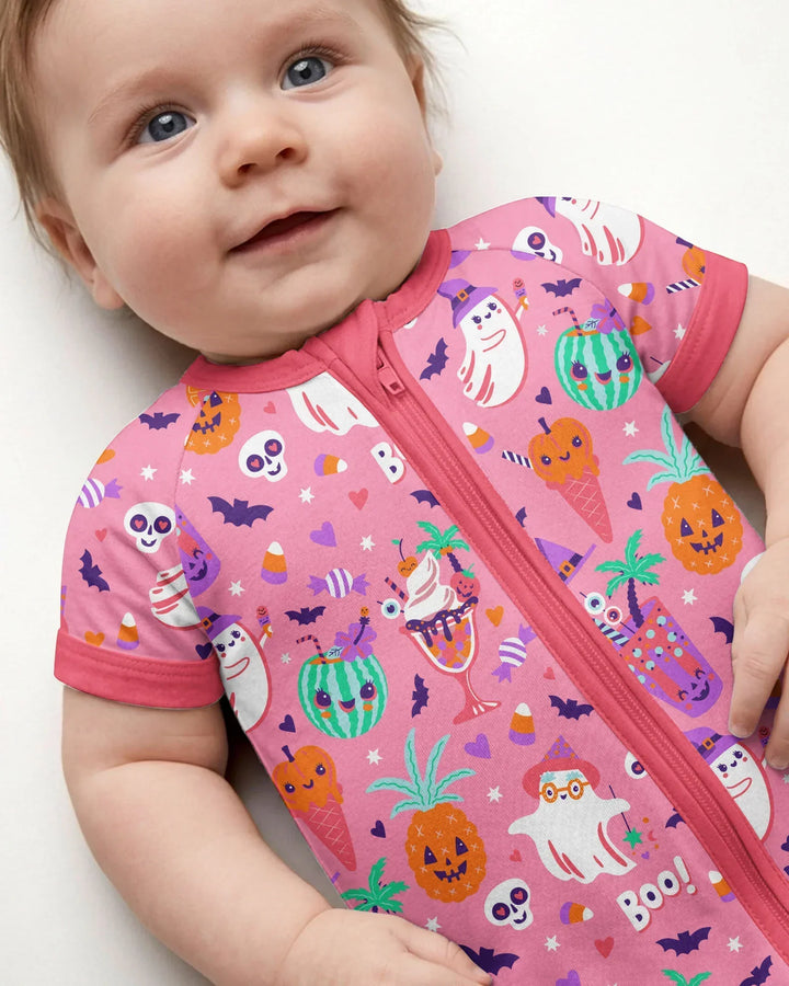 Summerween Doodles Bamboo Shorty Zippy