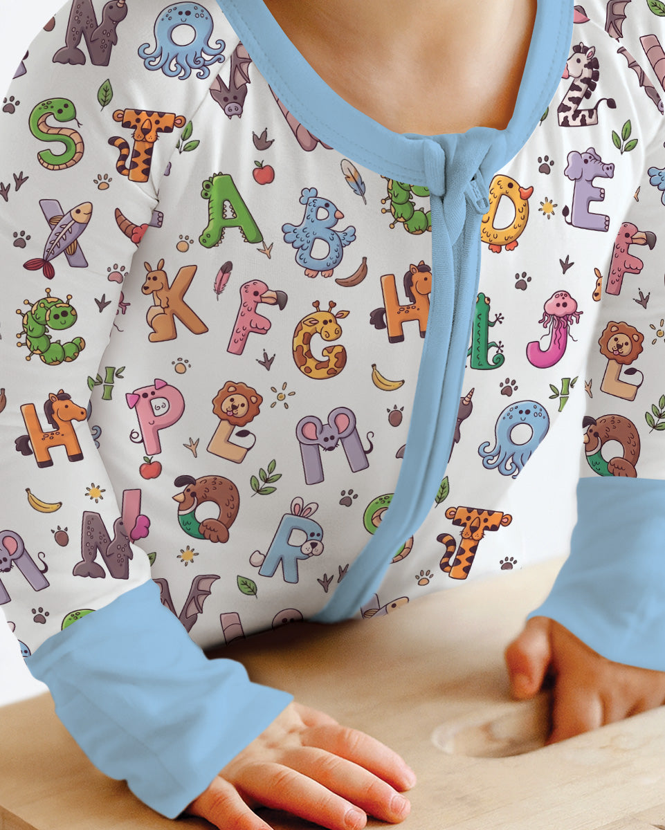 Animals Alphabet Bamboo Convertible Zippy