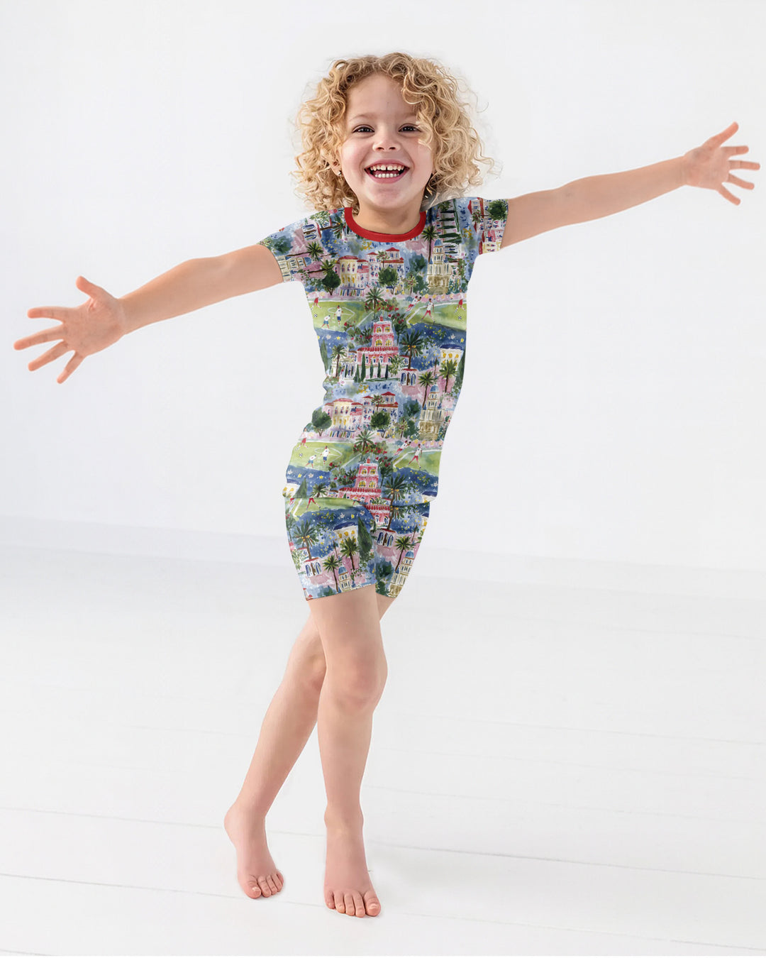 Soccer Tour 2026  Bamboo Two Piece Short Sleeve Shorts Pajama Set