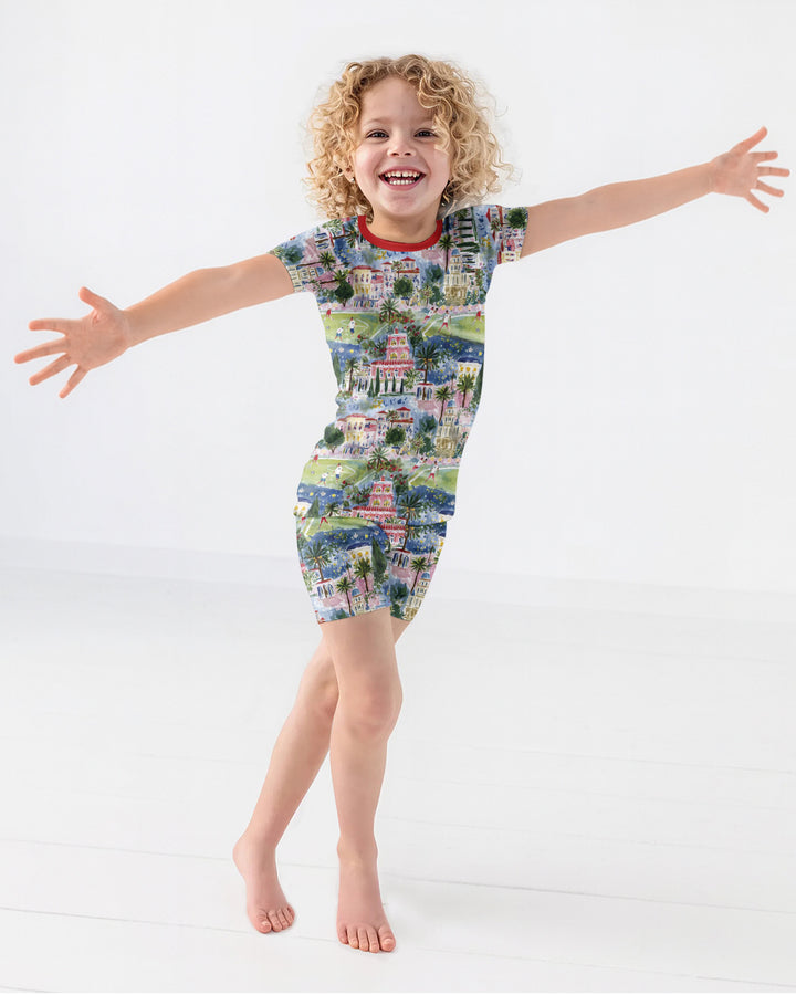 Soccer Tour 2026  Bamboo Two Piece Short Sleeve Shorts Pajama Set