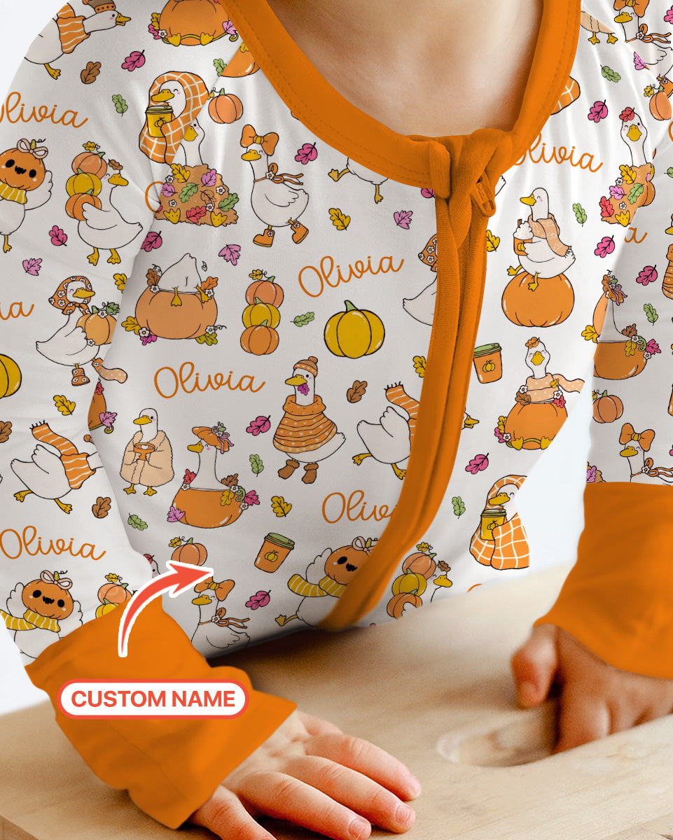 Fall Silly Goose Bamboo Convertible Zippy