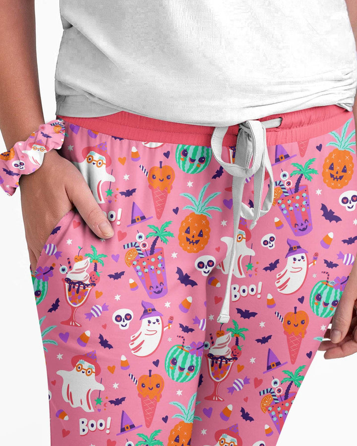 Summerween Doodles Bamboo Women Pajama Set