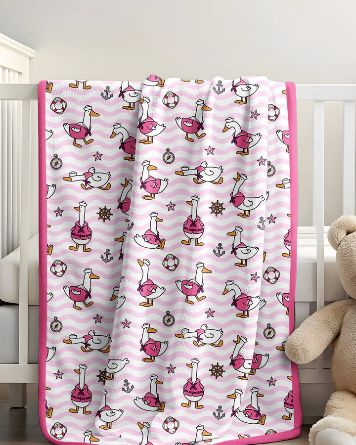 Silly Goose Sailor Bamboo Blanket