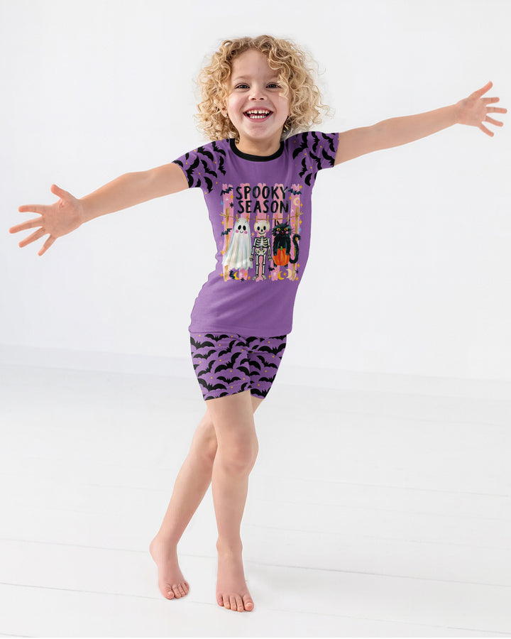 Template Bamboo Two Piece Short Sleeve Shorts Pyjamas Set