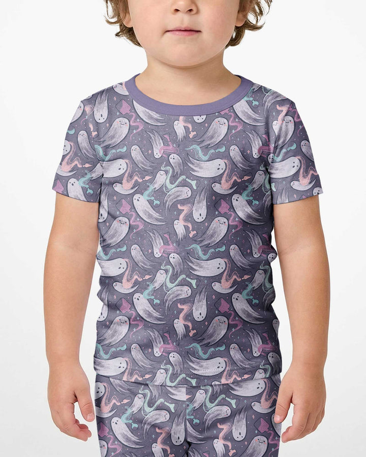 Whimsical Spirits Bamboo Two Piece Short Sleeve Shorts Pajama Set