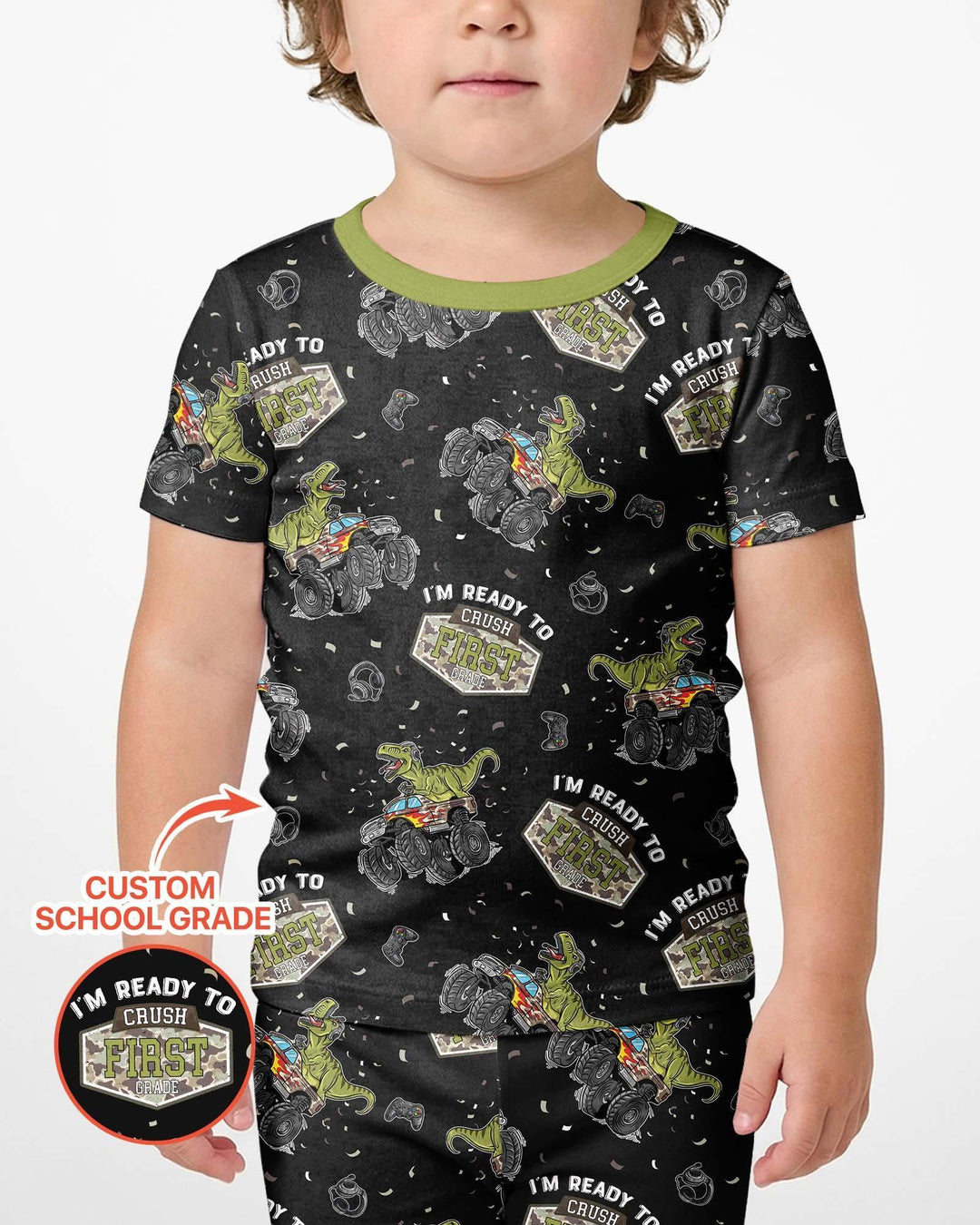 I'm Ready to Crush Bamboo Two Piece Short Sleeve Shorts Pajama Set