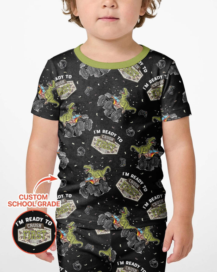 I'm Ready to Crush Bamboo Two Piece Short Sleeve Shorts Pajama Set