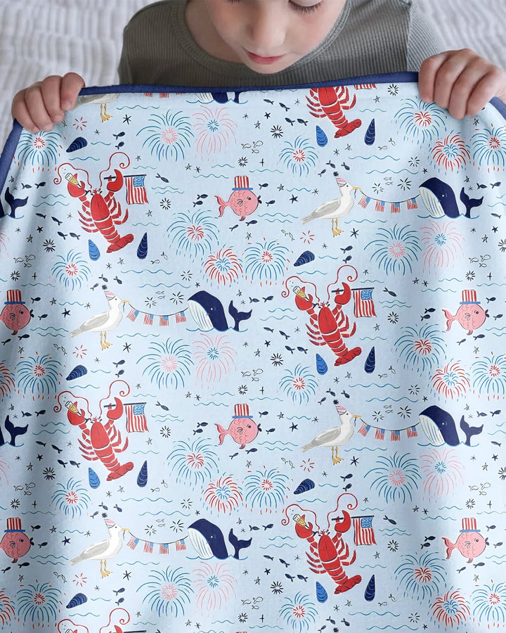 250 Summers Strong Matching Family Bamboo Blanket
