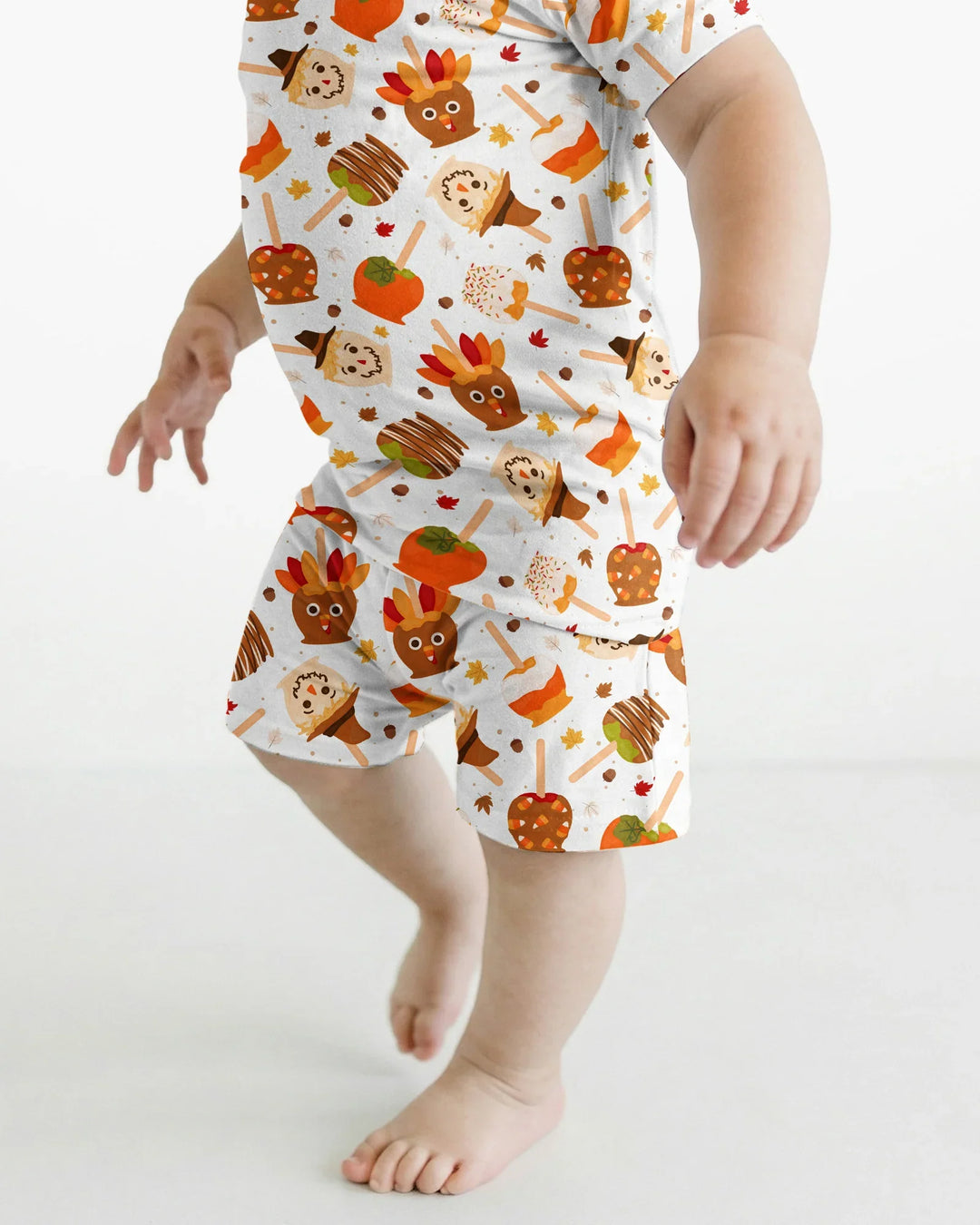 Template Bamboo Two Piece Short Sleeve Shorts Pyjamas Set