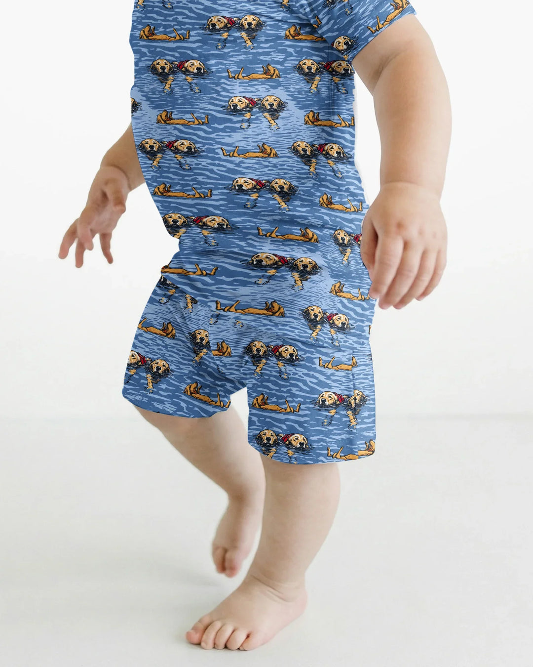 It's Lake Time Bamboo Two Piece Short Sleeve Shorts Pajama Set