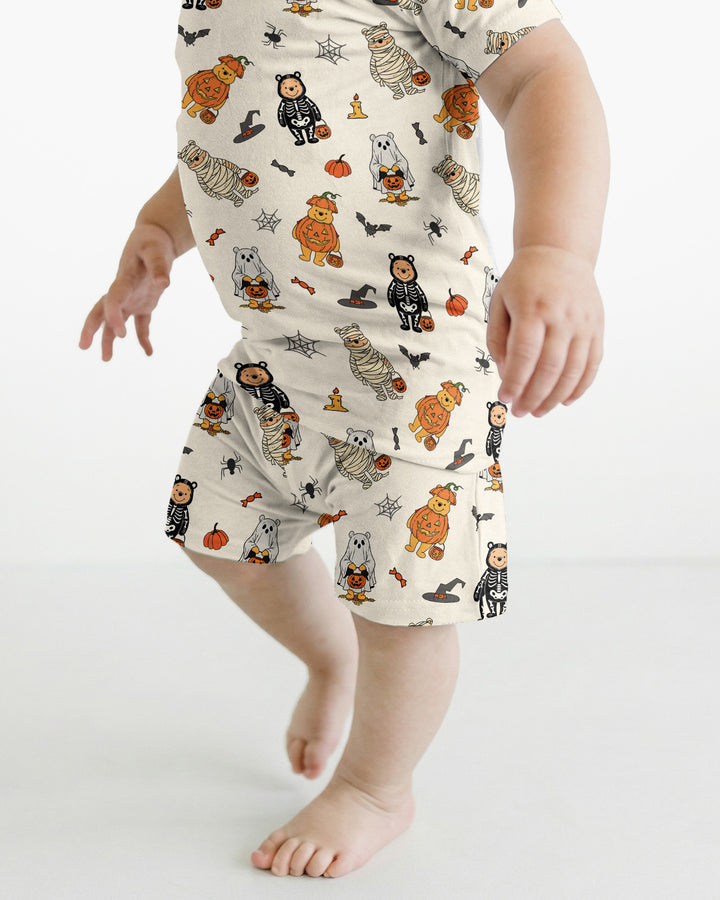 Template Bamboo Two Piece Short Sleeve Shorts Pyjamas Set
