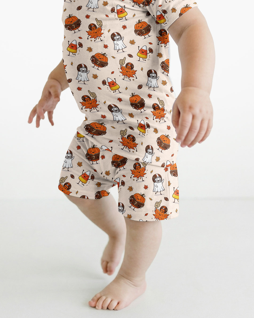 Template Bamboo Two Piece Short Sleeve Shorts Pyjamas Set