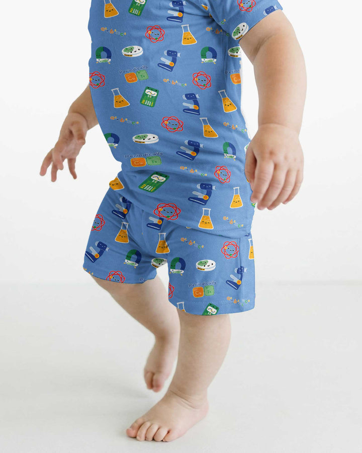 Scientist Lover Family Matching Bamboo Two Piece Short Sleeve Shorts Pajama Set