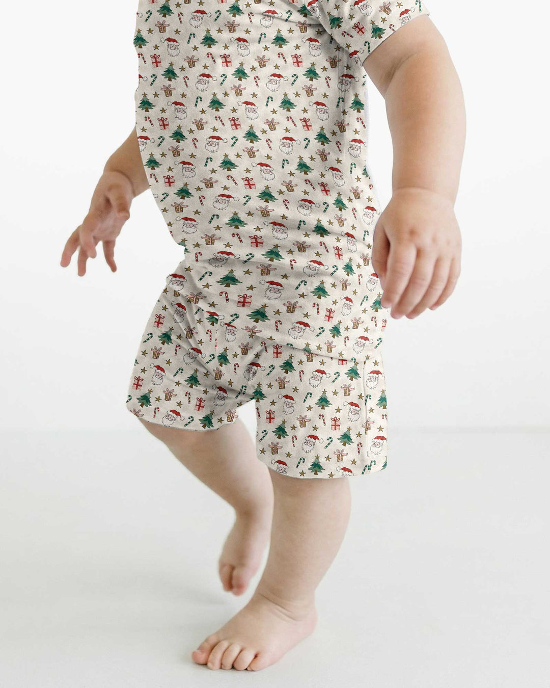 Template Bamboo Two Piece Short Sleeve Shorts Pyjamas Set