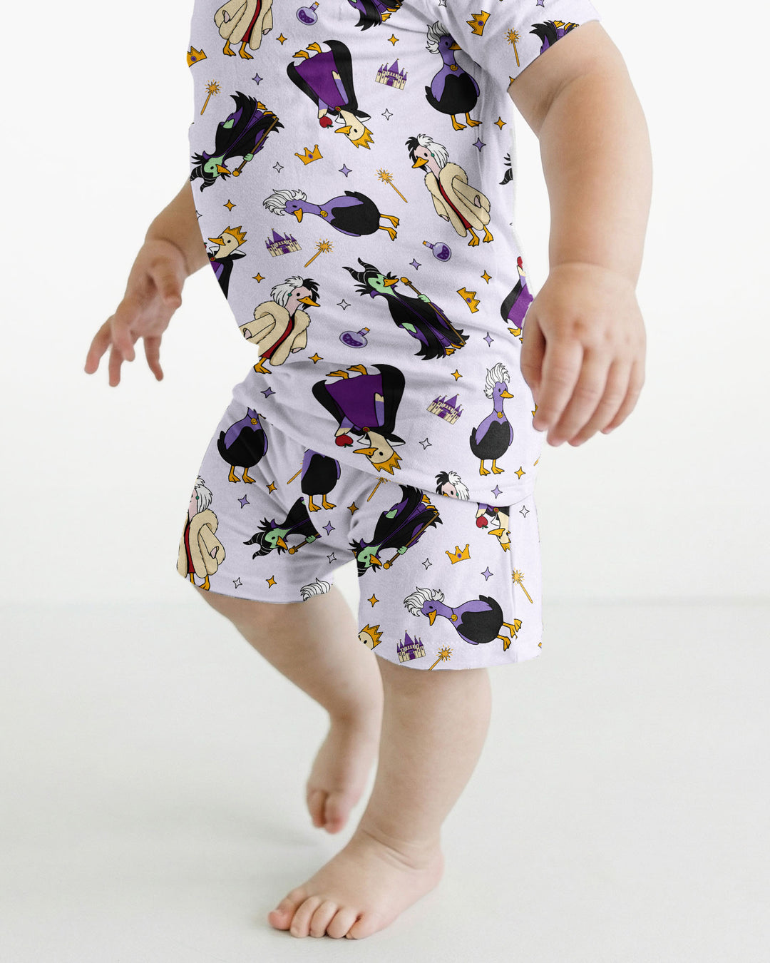 Evil Goose Bamboo Two Piece Short Sleeve Shorts Pajama Set