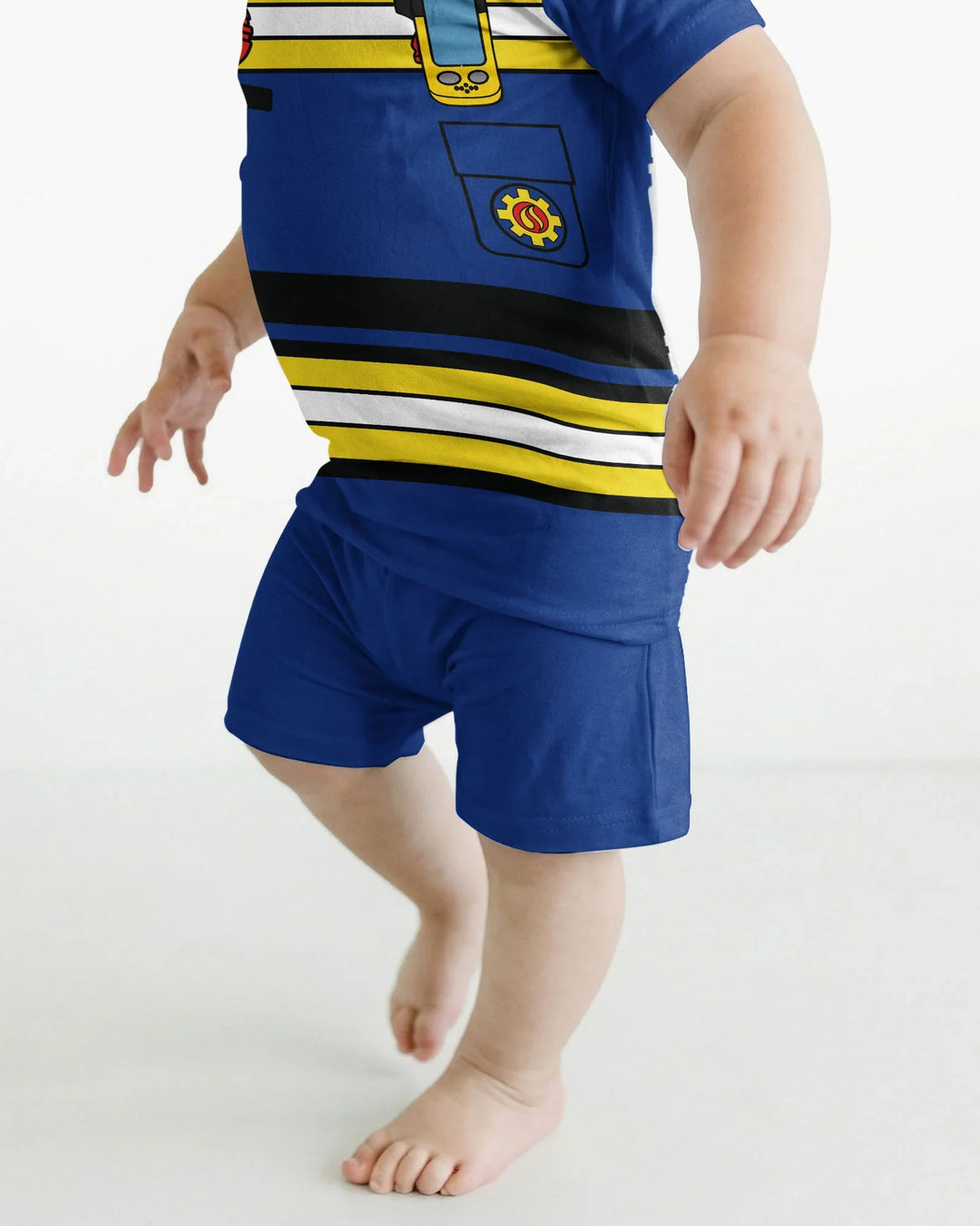 Template Bamboo Two Piece Short Sleeve Shorts Pyjamas Set