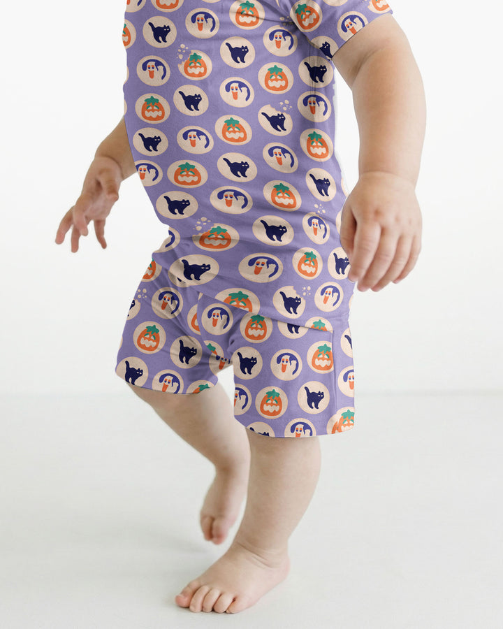 Template Bamboo Two Piece Short Sleeve Shorts Pyjamas Set