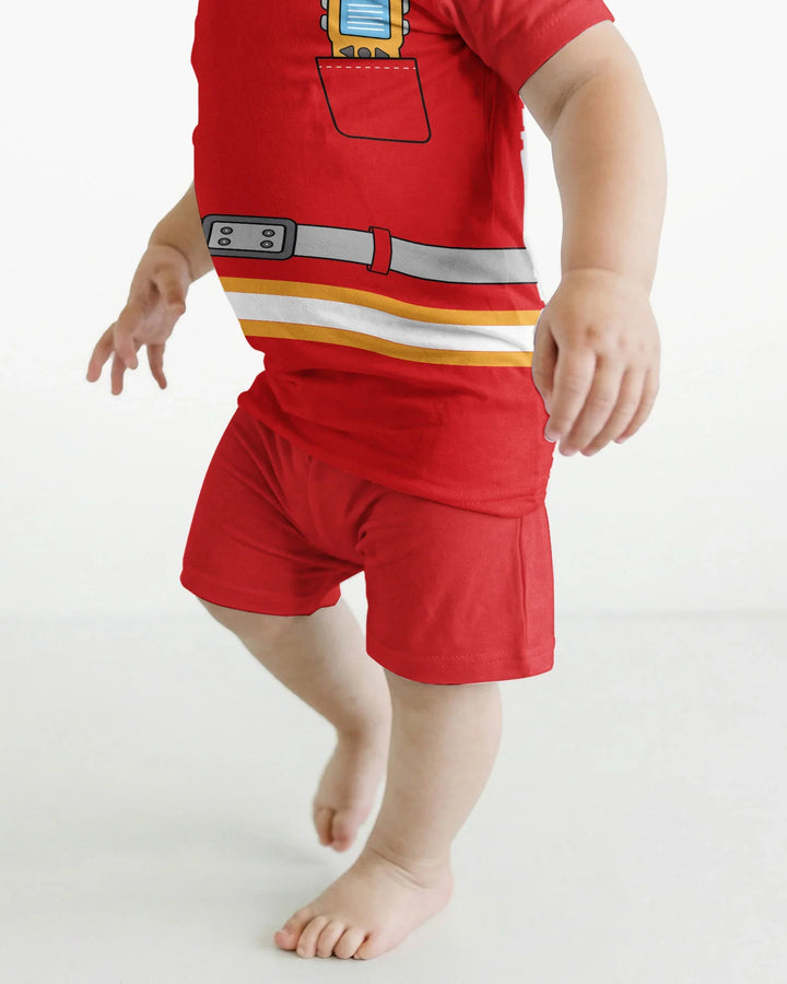 Template Bamboo Two Piece Short Sleeve Shorts Pyjamas Set