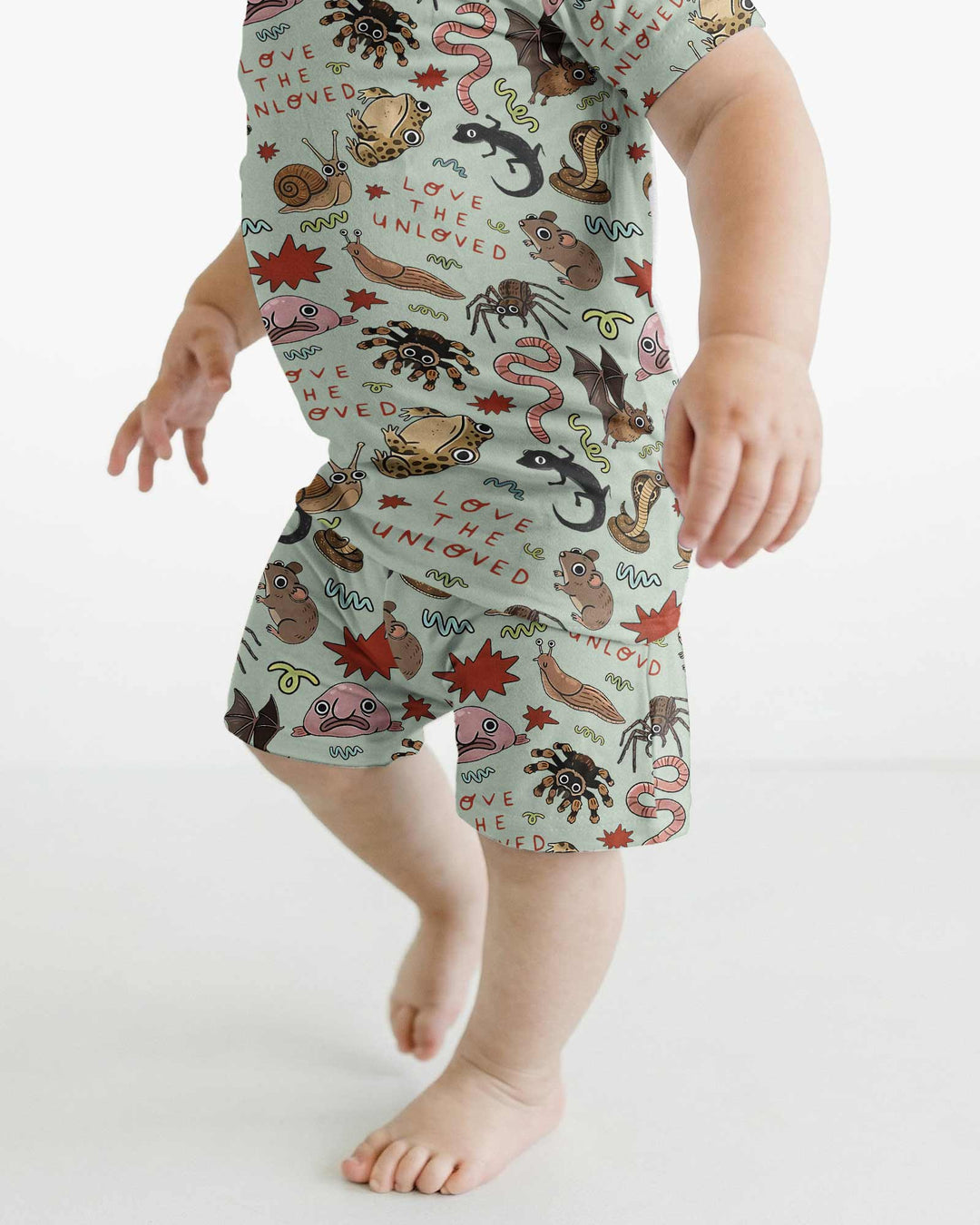 Love the Unloved Bamboo Two Piece Short Sleeve Shorts Pajama Set
