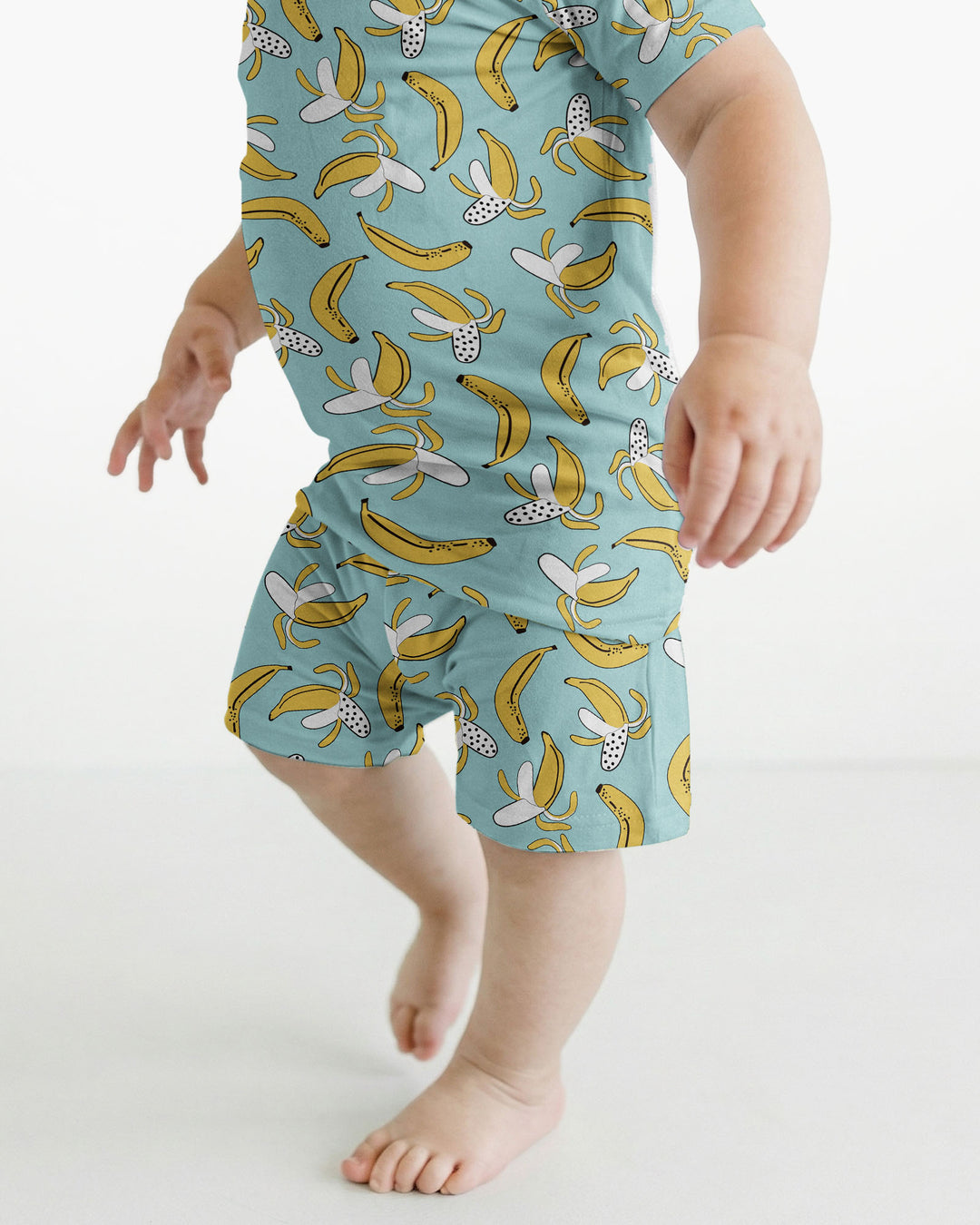 Bananas Bamboo Two Piece Short Sleeve Shorts Pyjamas Set