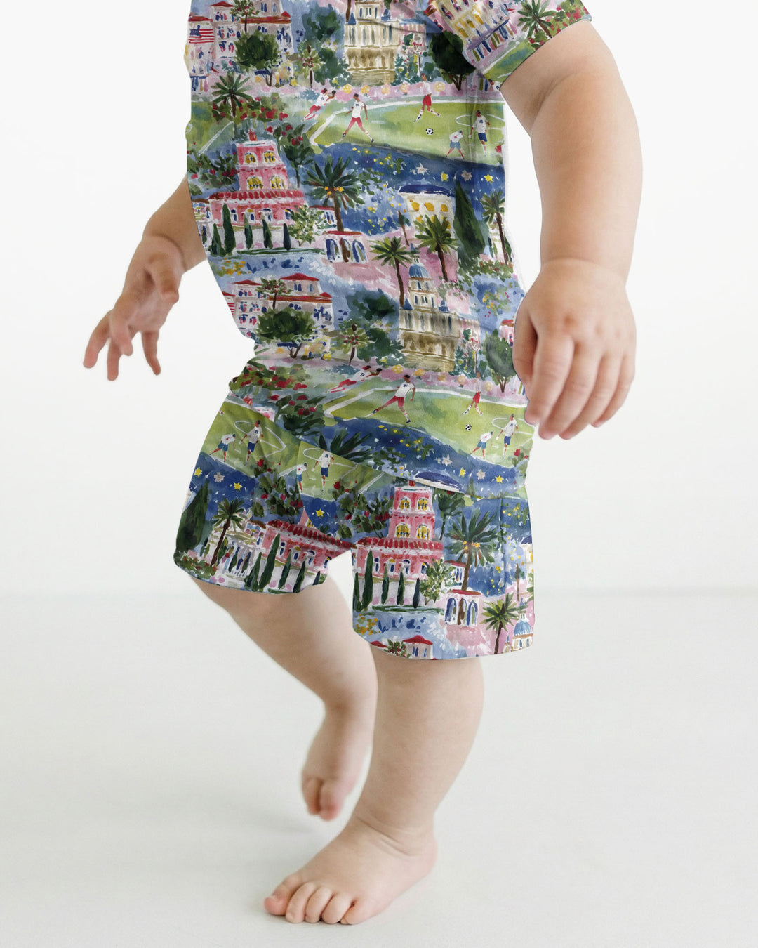 Soccer Tour 2026  Bamboo Two Piece Short Sleeve Shorts Pajama Set