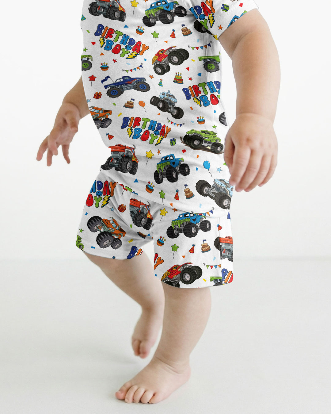 Template Bamboo Two Piece Short Sleeve Shorts Pyjamas Set
