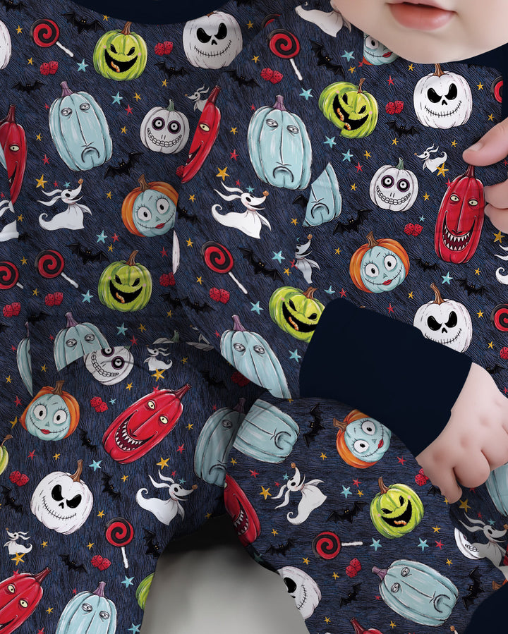 Nightmare Pumpkin Bamboo Convertible Zippy