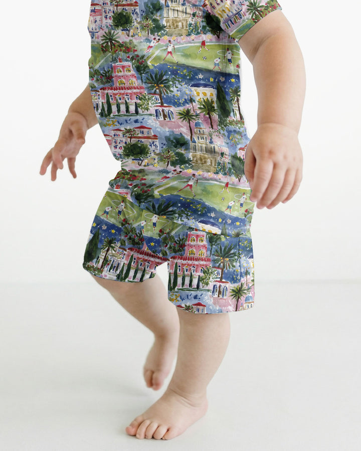 Soccer Tour 2026  Bamboo Two Piece Short Sleeve Shorts Pajama Set