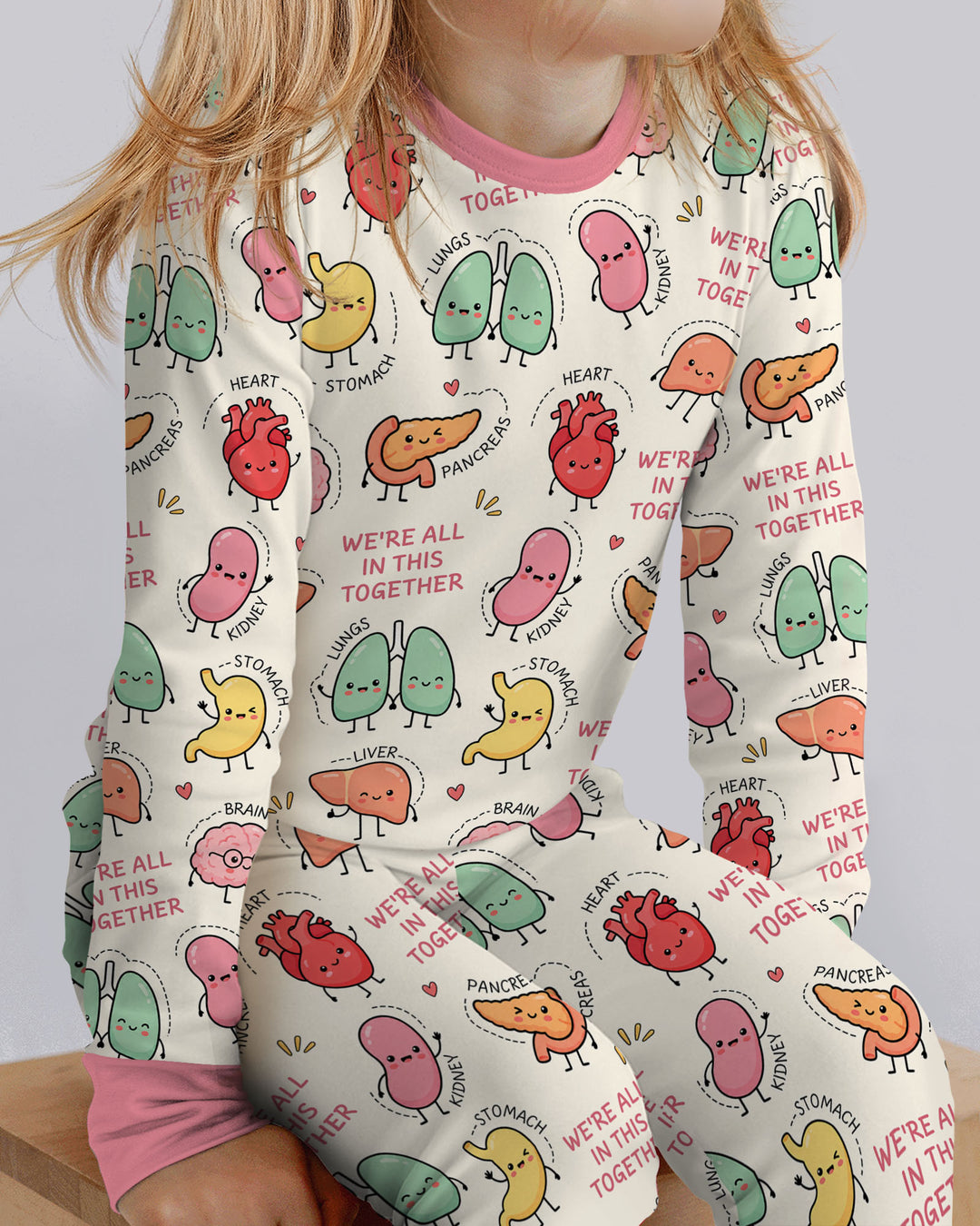 We're All In This Together Bamboo Two Piece Long Sleeve Pajama Set