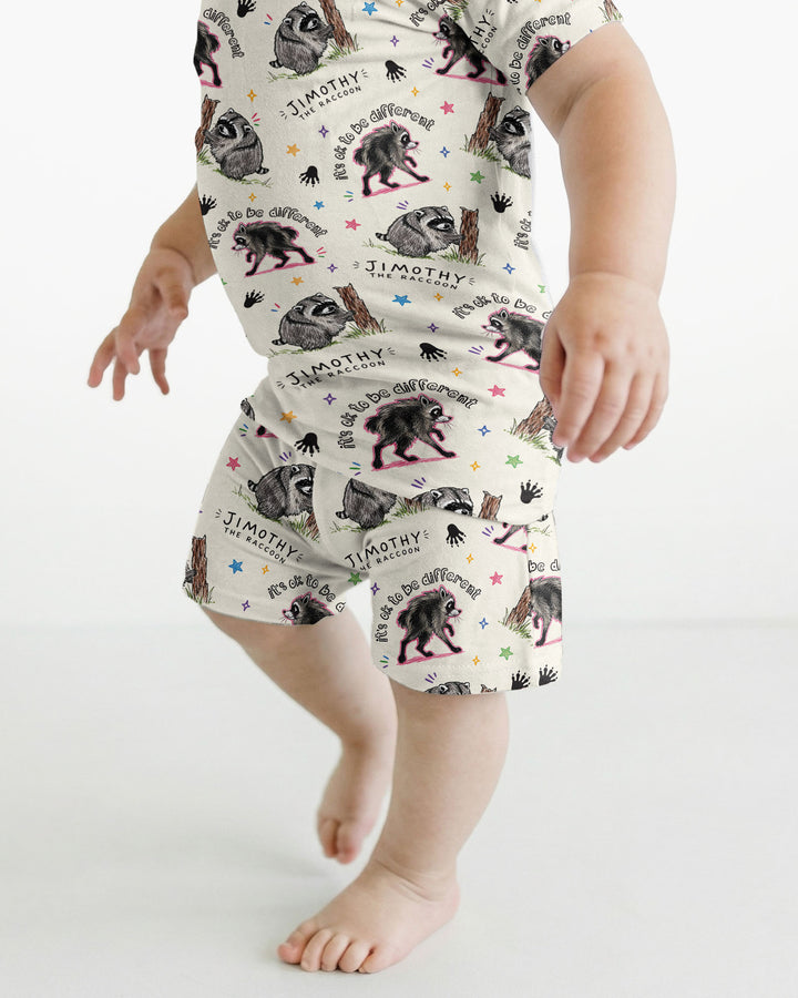 It's Okay to be Jimothy Bamboo Two Piece Short Sleeve Shorts Pajama Set