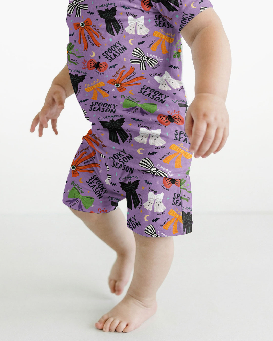 Template Bamboo Two Piece Short Sleeve Shorts Pyjamas Set