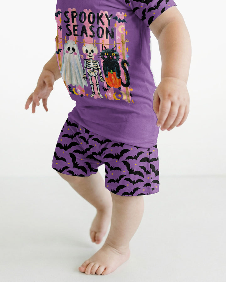 Template Bamboo Two Piece Short Sleeve Shorts Pyjamas Set