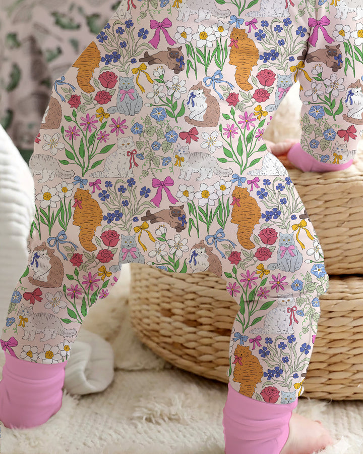 The Garden Cattery Mommy & Me Matching Bamboo Convertible Zippy