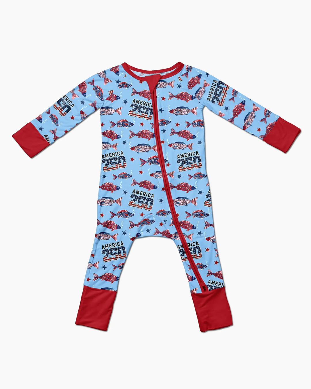 Stars and Stripes Fish Bamboo Convertible Zippy