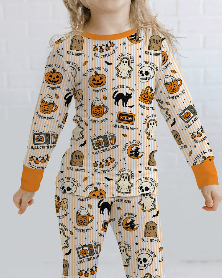 Tis' The Season Bamboo Two Piece Long Sleeve Pajama Set