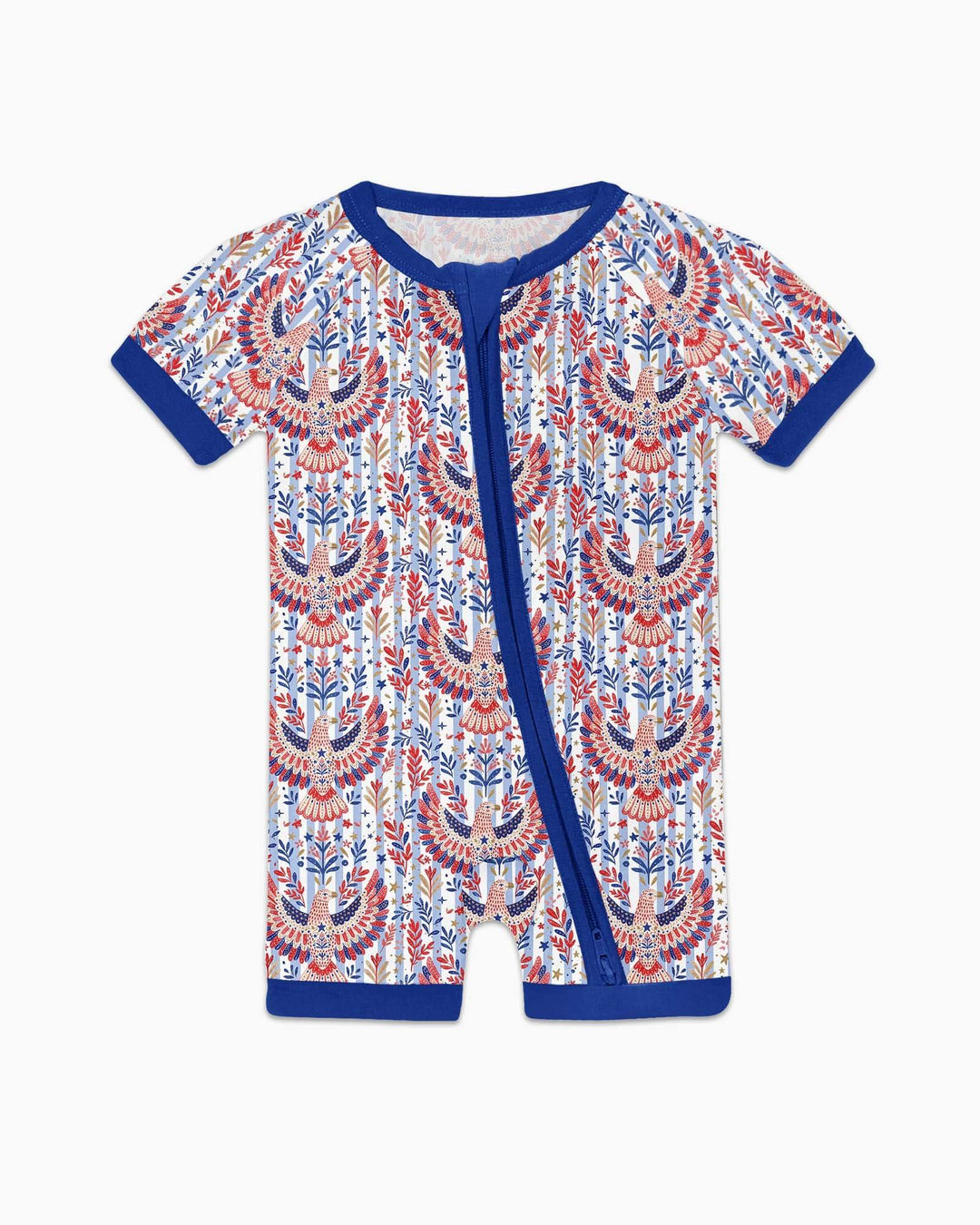 Patriotic Eagle Bamboo Shorty Zippy