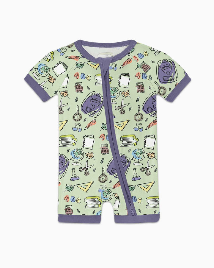 Doodle School Days Bamboo Shorty Zippy