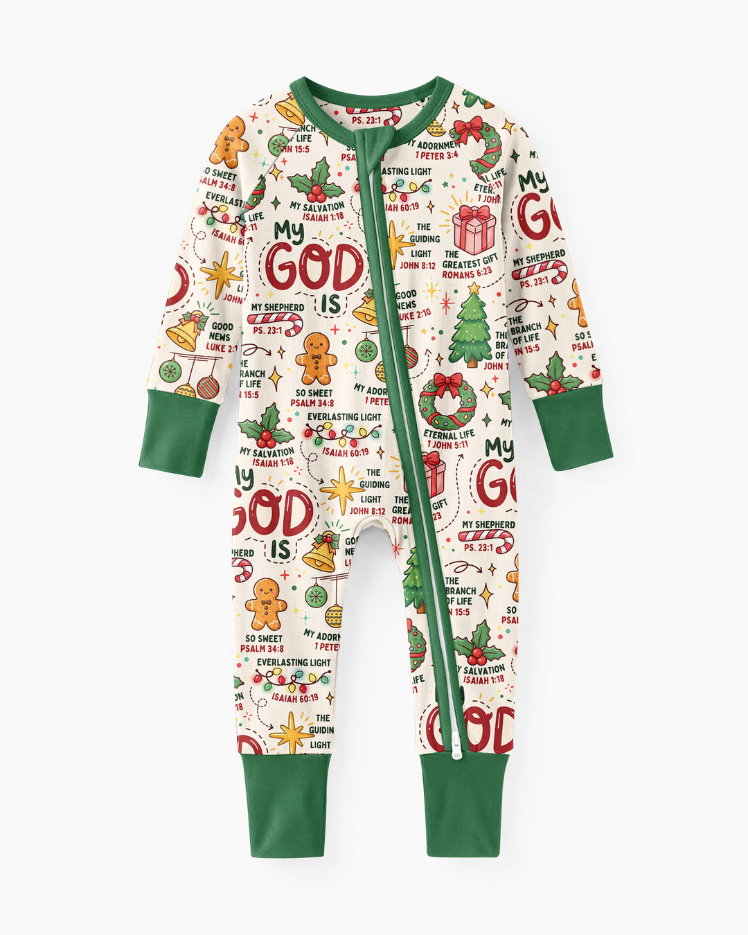 Christmas My God Is Bamboo Convertible Zippy