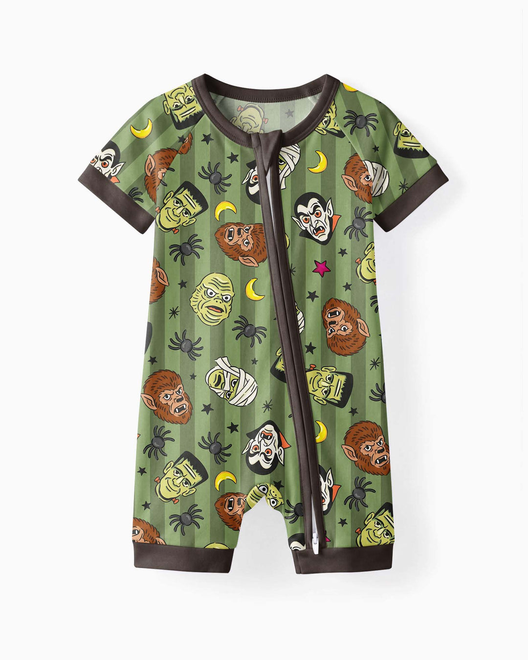 Creepy Crew Family Matching Bamboo Shorty Zippy