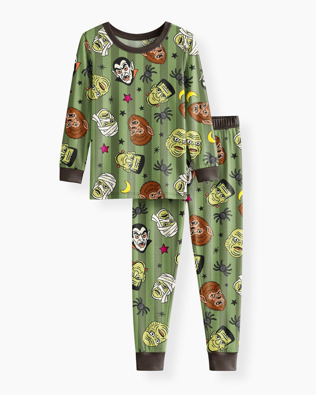 Template Bamboo Two Piece Long Sleeve Pyjamas Set