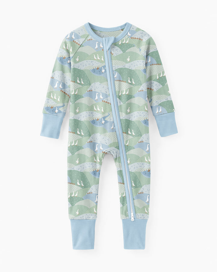 Wandering Geese Family Matching Bamboo Convertible Zippy