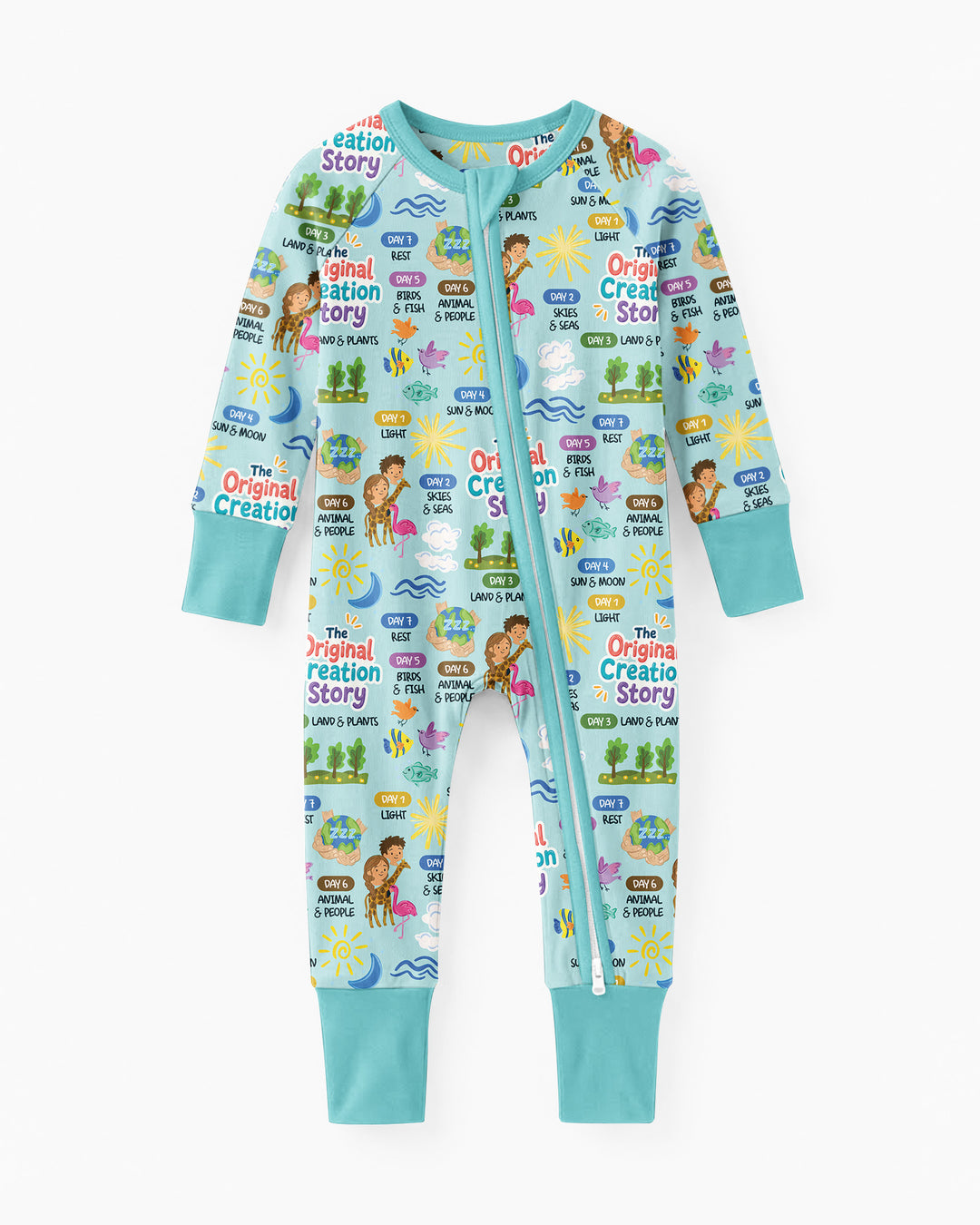 The Seven Days Of Creation Story Bamboo Convertible Zippy