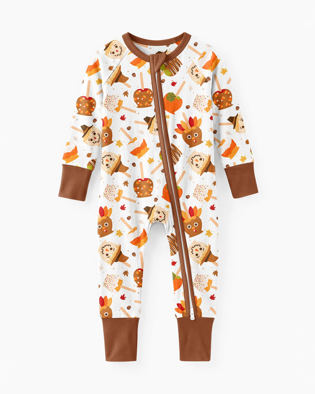 Fall Caramel Apple Family Matching Bamboo Convertible Zippy