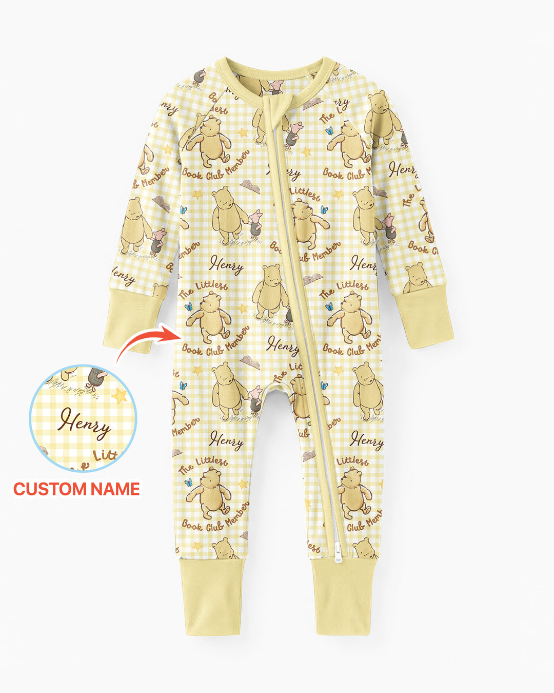 Custom Name Littlest Book Club Member Bamboo Convertible Zippy