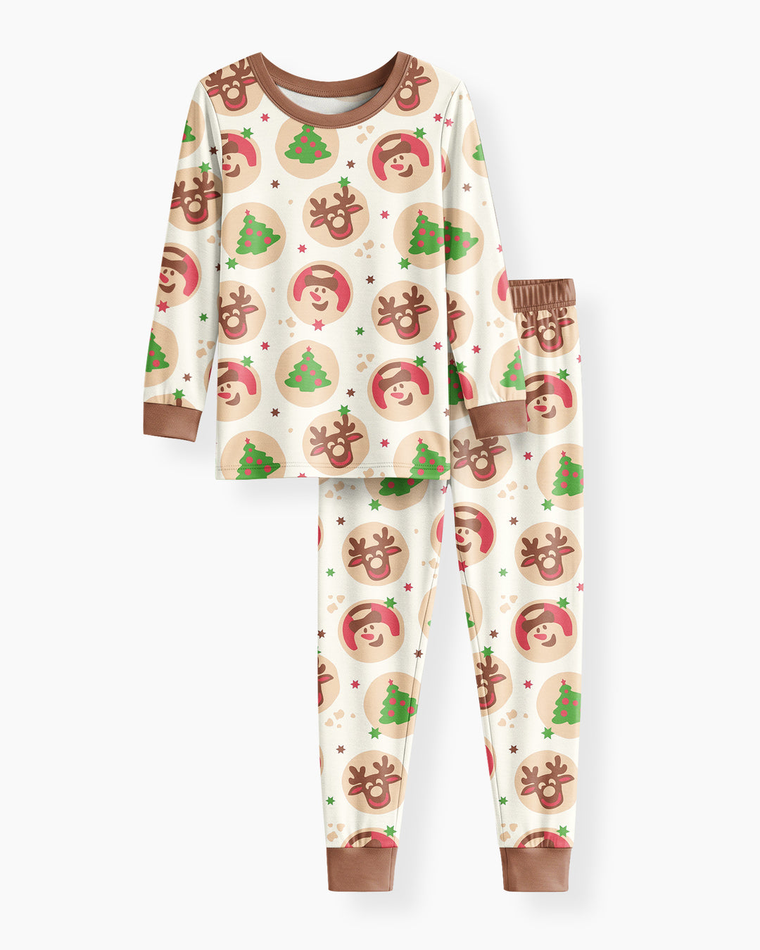 Template Bamboo Two Piece Long Sleeve Pyjamas Set