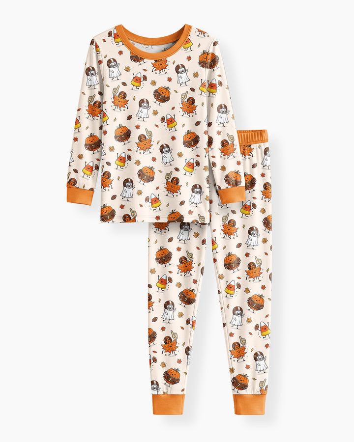 Template Bamboo Two Piece Long Sleeve Pyjamas Set