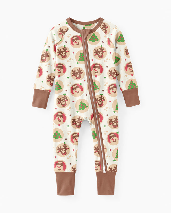 Holiday Cookie Party Family Matching Bamboo Convertible Zippy