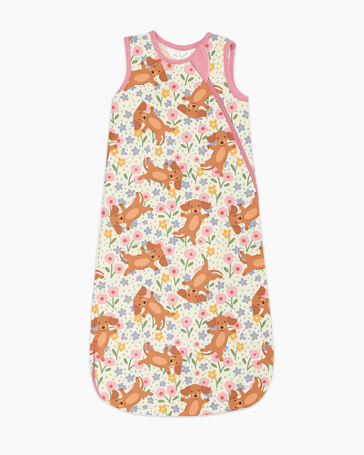 Dachshund Blooms Family Matching Bamboo Sleep Bag