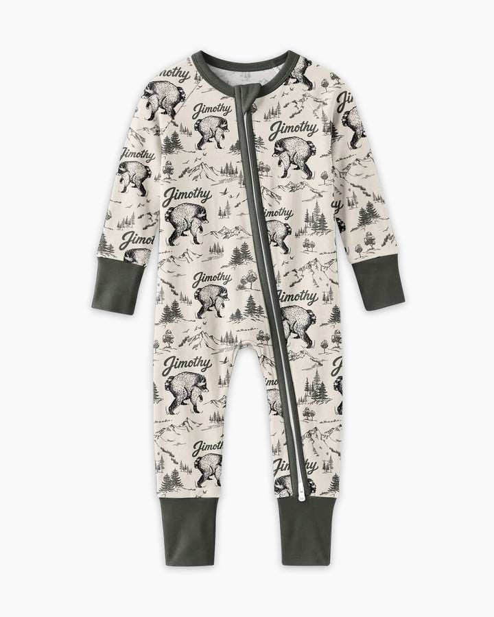 Vintage Jimothy Racoon Family Matching Bamboo Convertible Zippy