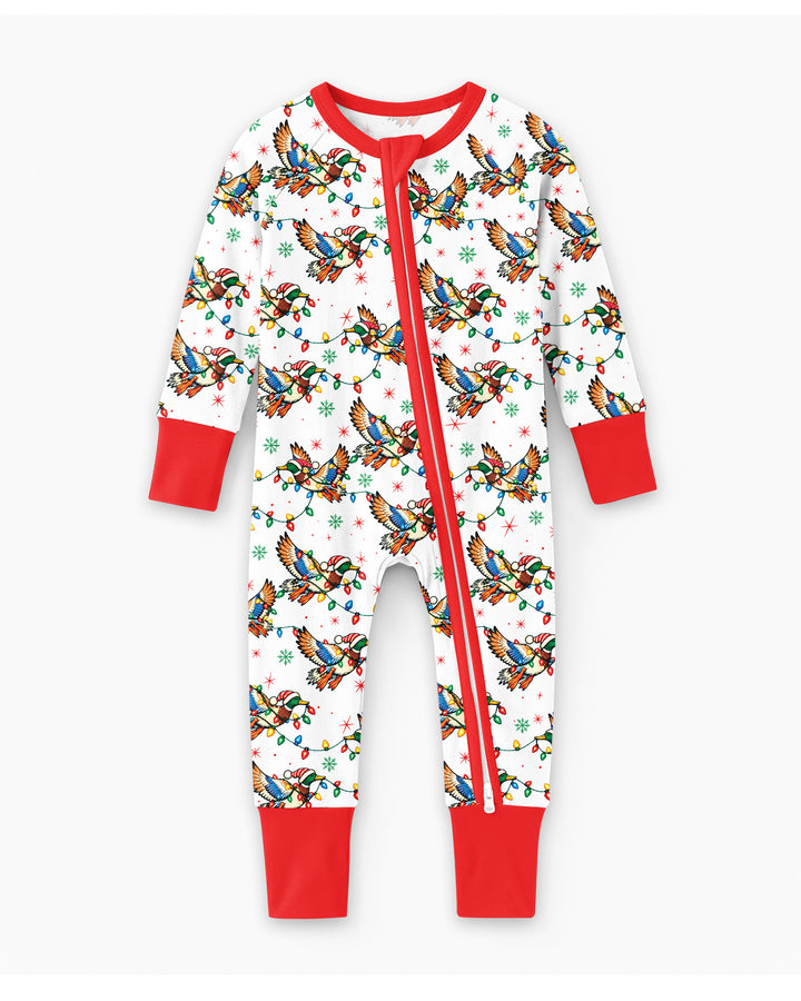 Preppy Christmas Mallard Duck Bamboo Convertible Zippy